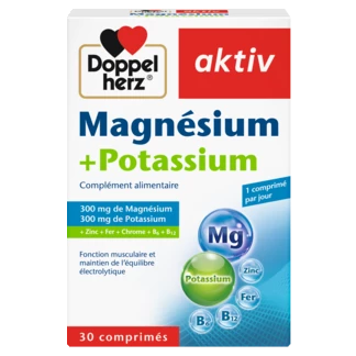 Doppelherz aktiv Magnésium + Potassium Vue de face